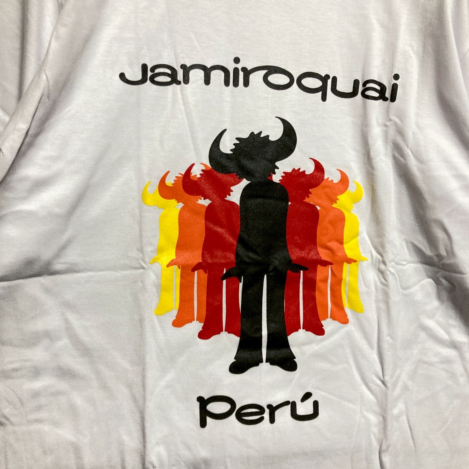 バンド リンガー Tシャツ 白 ジャミロクワイ jamiroquai