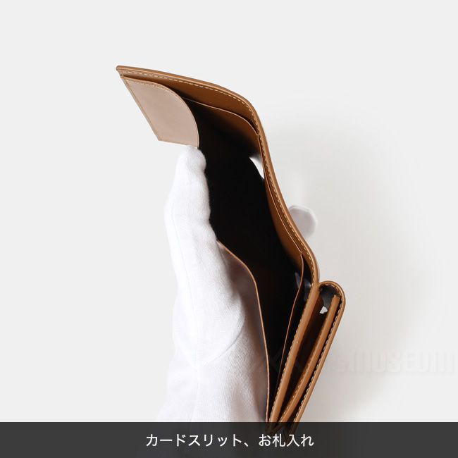 【新品未使用】 JIL SANDER ジルサンダー MINI WALLET ミニウォレット 三つ折り財布 レザー J07UI0011P4840 【ACORN】