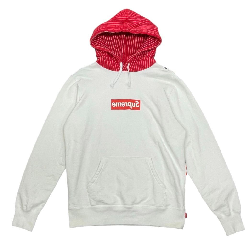 希少 SUPREME 14SS COMME des GARCONS SHIRTS ボックスロゴ スウェット 