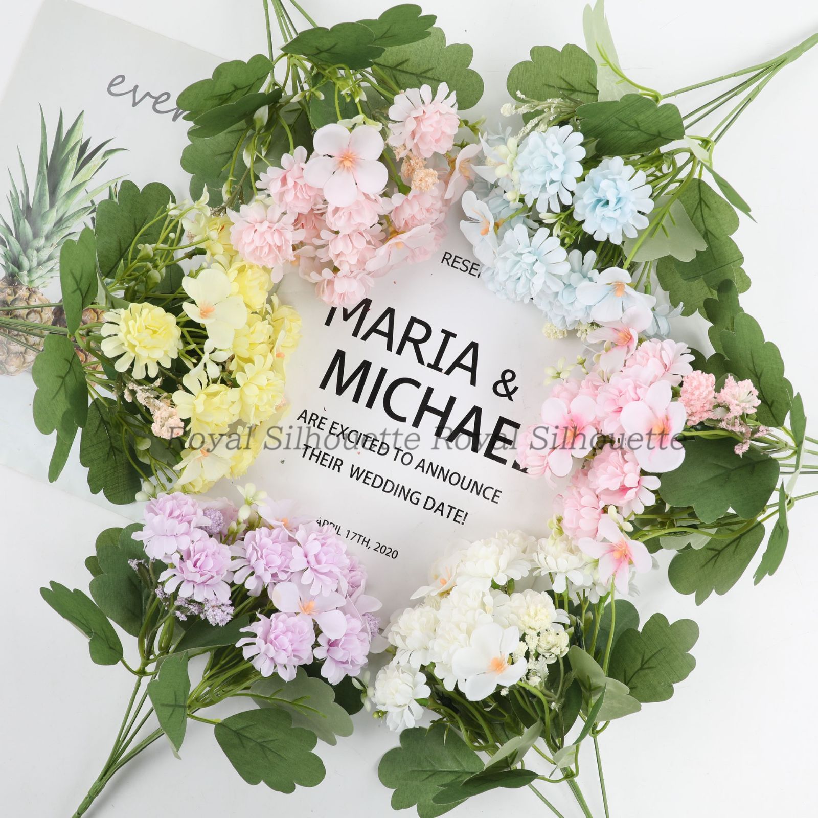 フェイクフラワー ピンク ホワイト ブルー パープル 枯れない 造花 インテリア 花 フラワー 感 お洒落 豪華 ガーデン ガーリー 寝室 可愛い インテリア ギフト 玄関 撮影 ガーデン