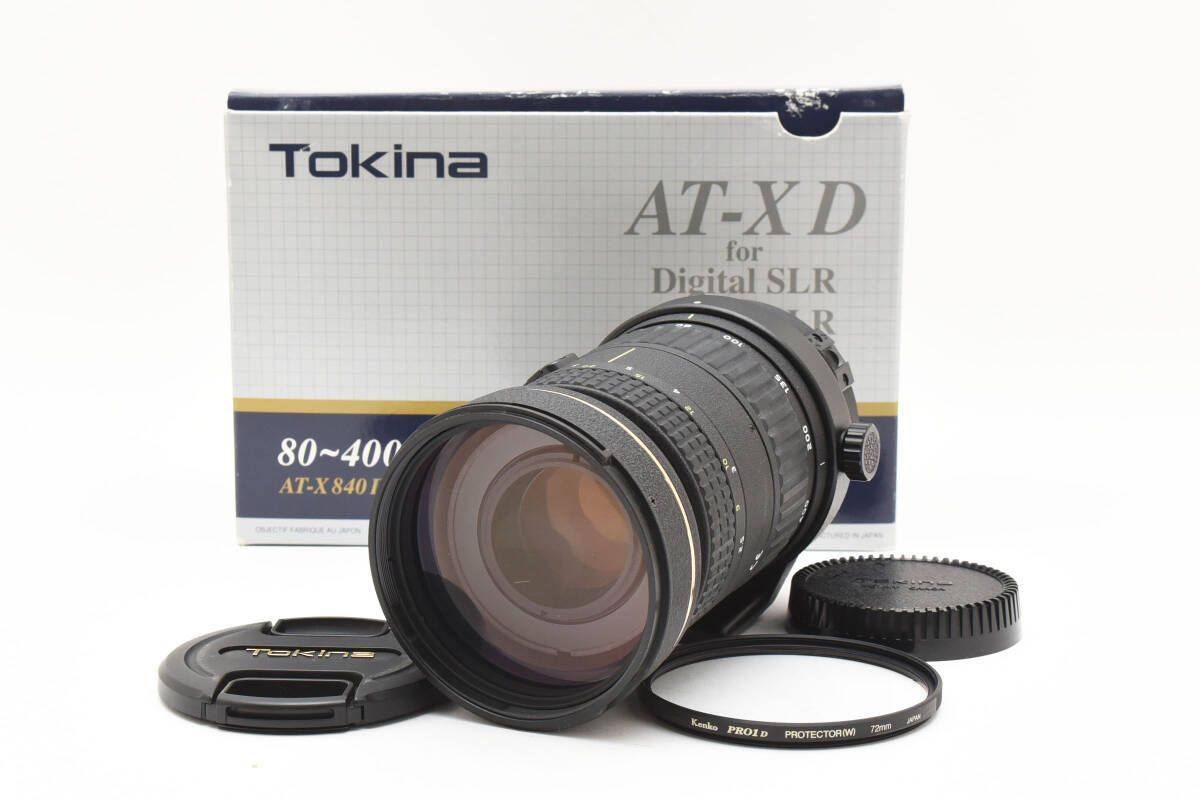 ☆美品☆TOKINA AT-X 80-400mm F4.5-5.6D NIKON AT-X840D