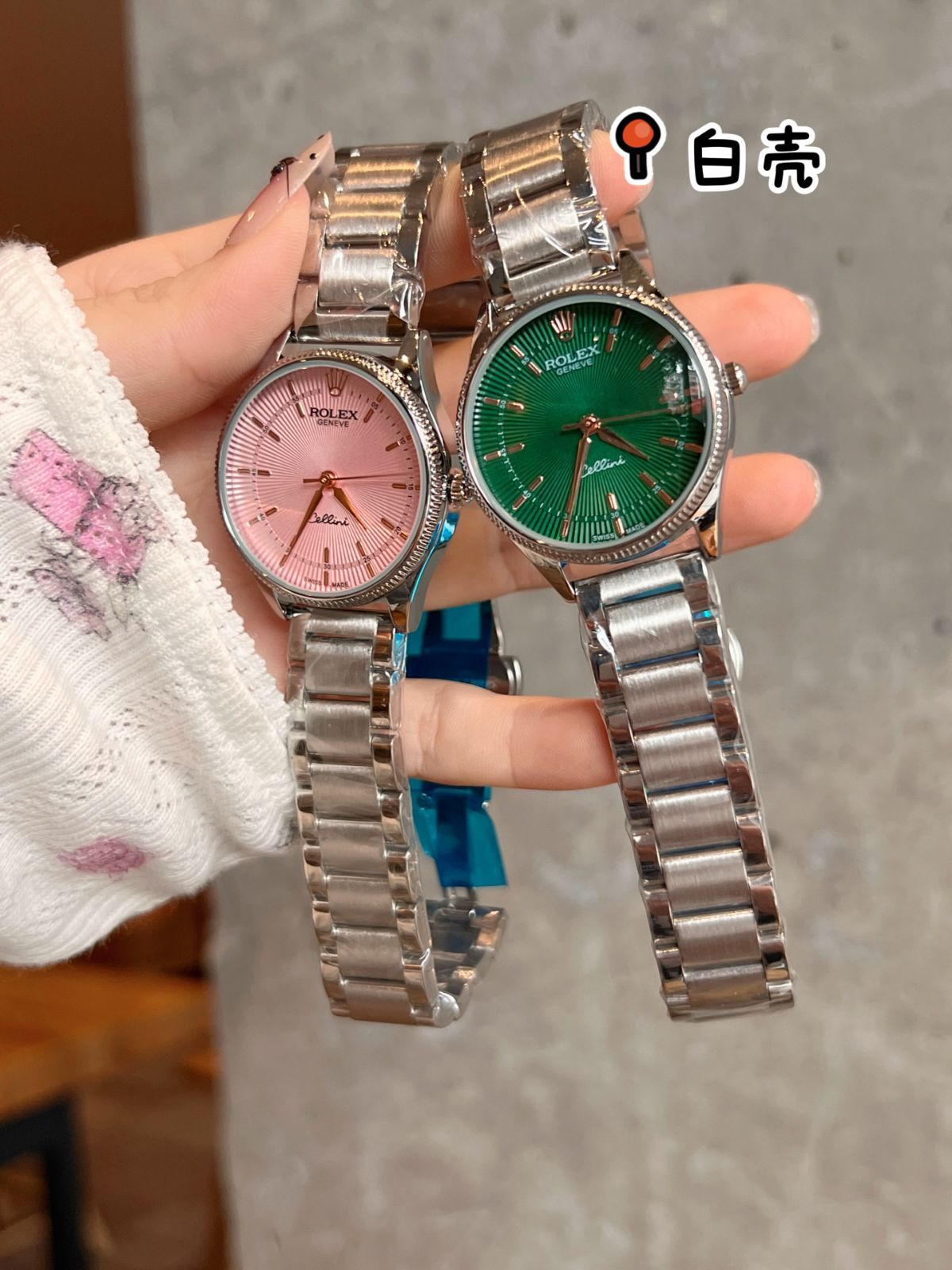 今日特価】Rolex ロレックス 優雅なデザインに蝶形バックルを