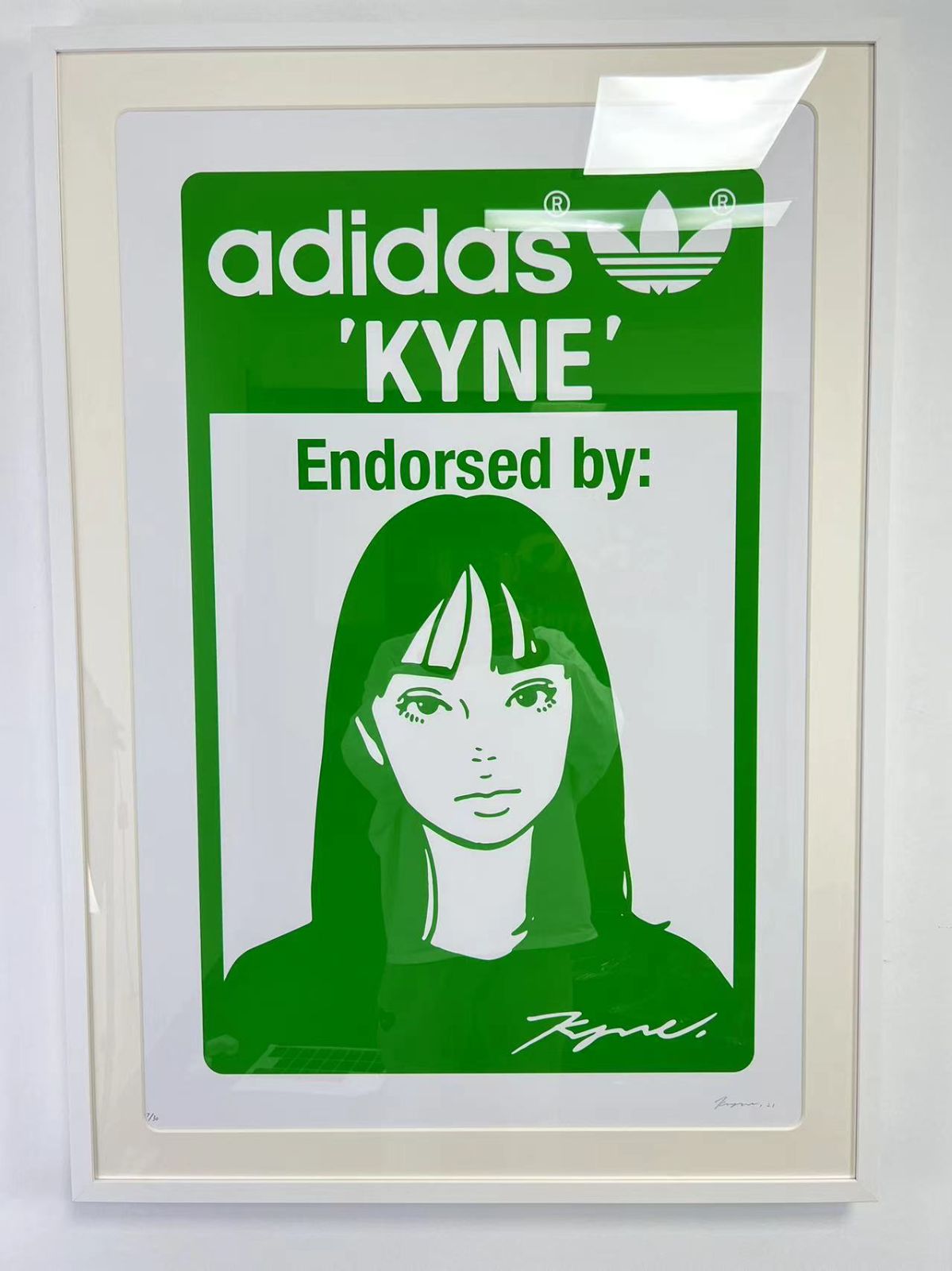 額装済 Kyne Untitled (Pink)額装済 Kyne Untitled (Pink) 版画