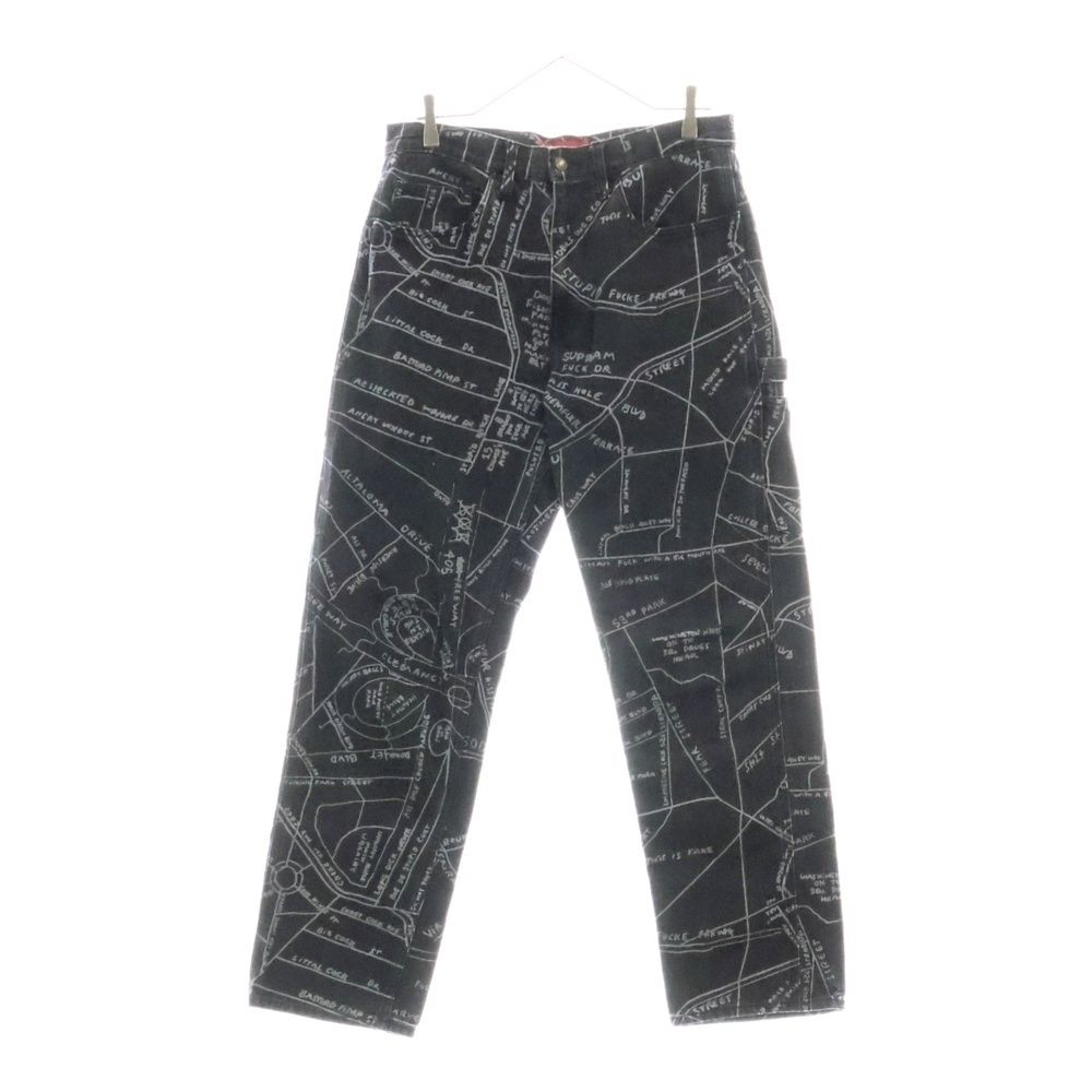 シュプリーム Gonz Map Denim ゴンズマップデニム ペインターデニム Gonz Map Denim Painter Pant | Supreme 19ss