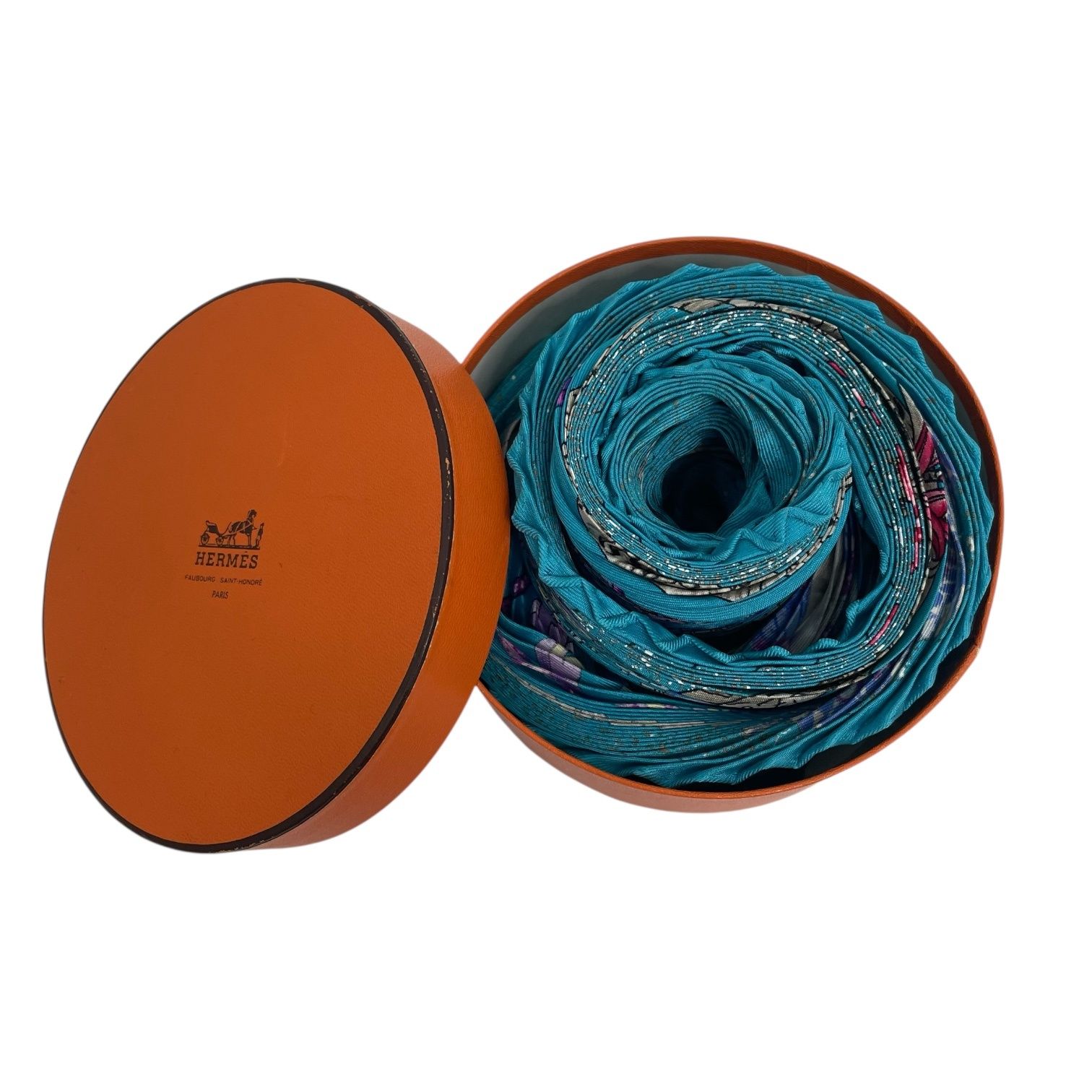 エルメス プリーツスカーフ 箱あり HERMES エルメス プリーツスカーフ