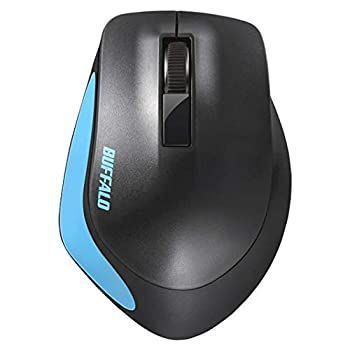 バッファロー 無線BlueLED 3ボタンプレミアムフィットマウス ブルー