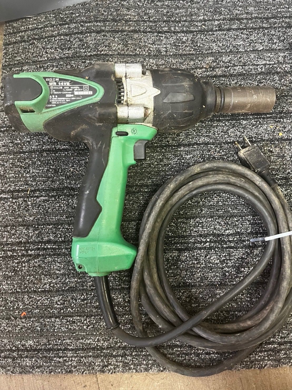 良品、日立 WR 14VB 電動インパクトレンチ