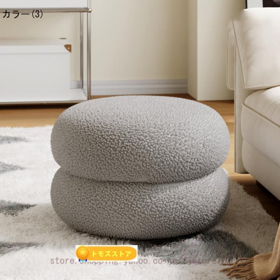 オットマン 椅子 北欧 コットン 大きめ グレー FAB-001 N01 楽天市場