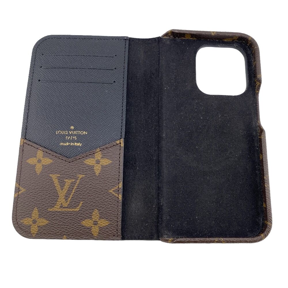 ルイヴィトン iPhone14Pro フォリオ ケース モノグラムリバース LOUIS VUITTON ルイヴィトン モノグラムリバース スマホケース