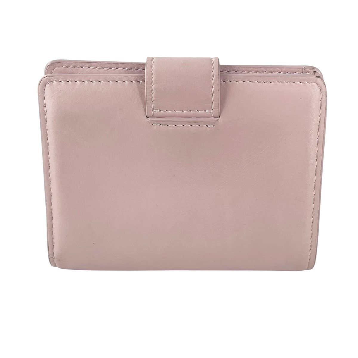 【中古】miu miu バーガンディ 二つ折り財布 アウトレット ストアファッション - 【中古】miu miu