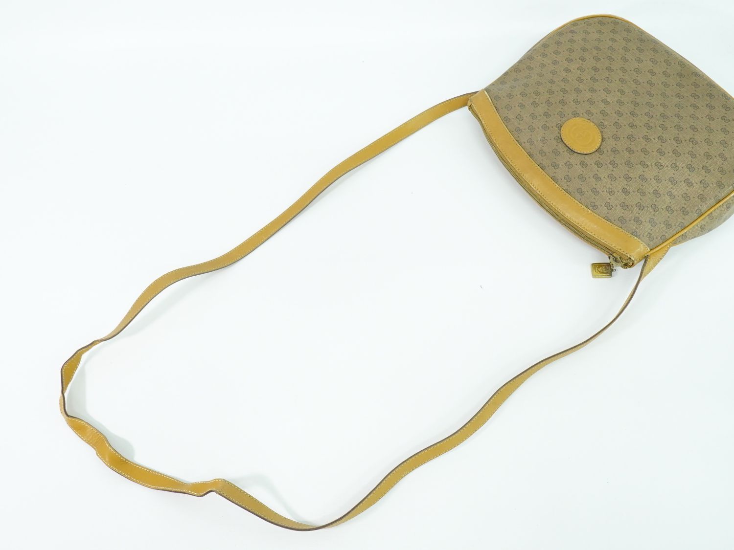 本物 グッチ GUCCI オールドグッチ マイクロGG ショルダーバッグ  