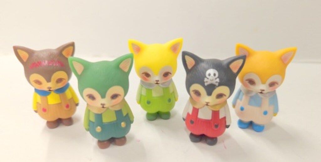 MEDICOM TOY - MORRIS HARAJUKU exclusive color ひなたかほり MEDICOMTOY VAG SPECIAL ひなたかほり KITTY MORRIS 全5種セット