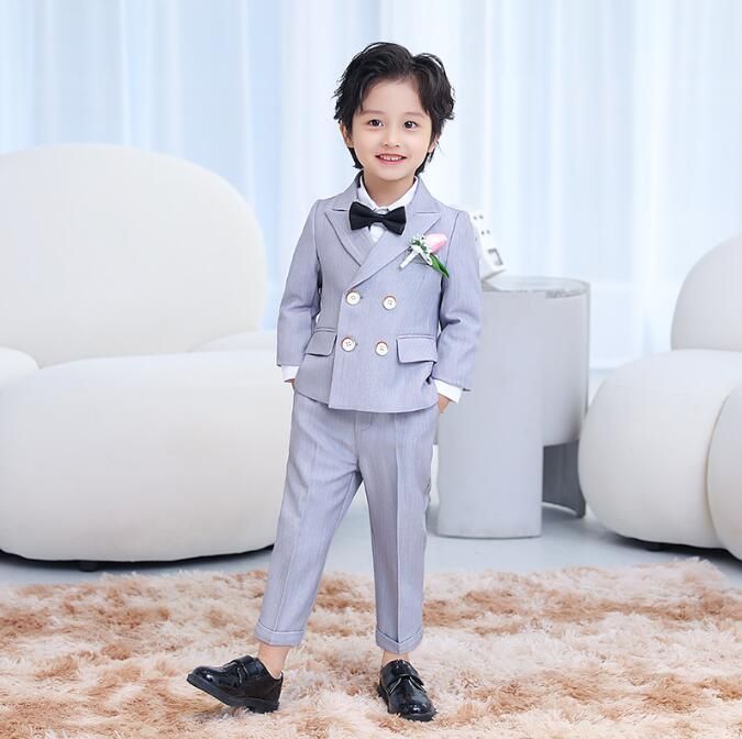 170サイズ男の子フォーマルスーツ5点セット　子供用　キッズ　七五三　ネイビー 子供用 スーツ一式 170サイズ男の子 フォーマルスーツ5点セット キッズ