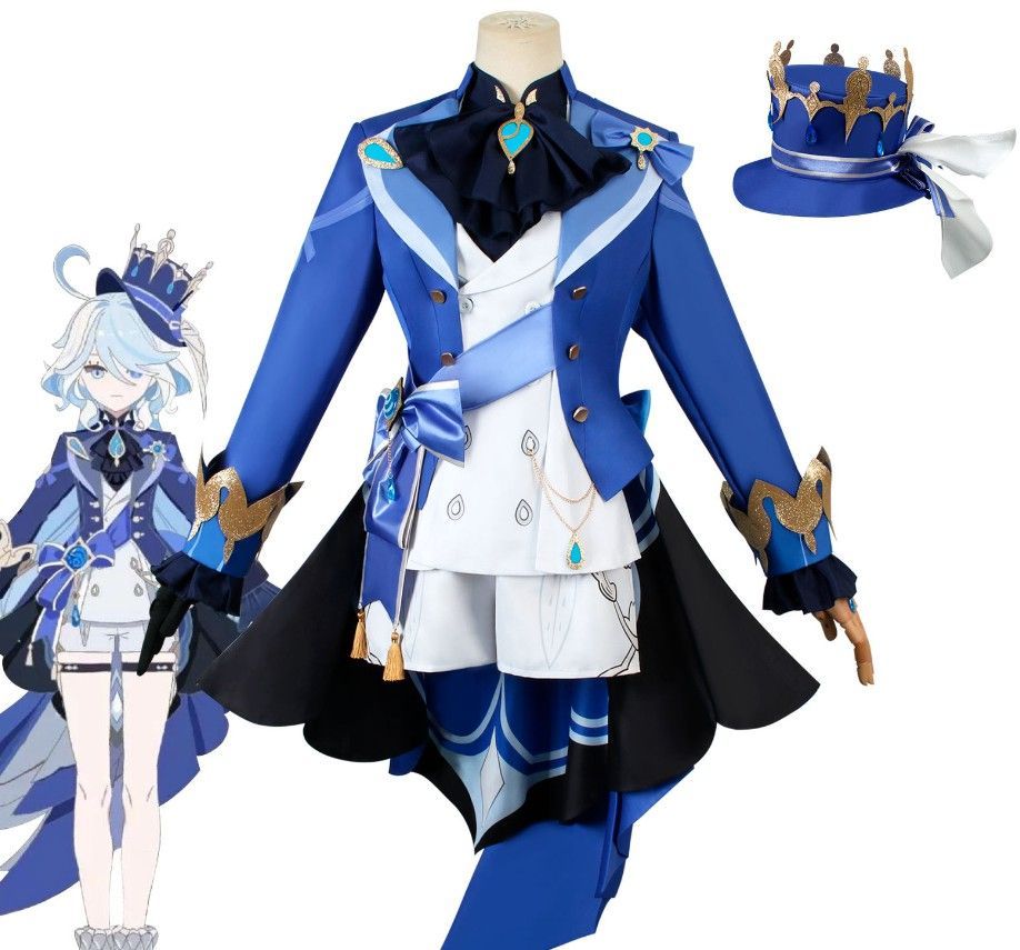 フリーナ コスプレ衣装 水神 フカロス 闇 光 ゲーム キャラ げんしん ヒロイン コスプレ 原神 Genshin コスチューム ハロウィン クリスマス 制服 大人 cosplay イベント