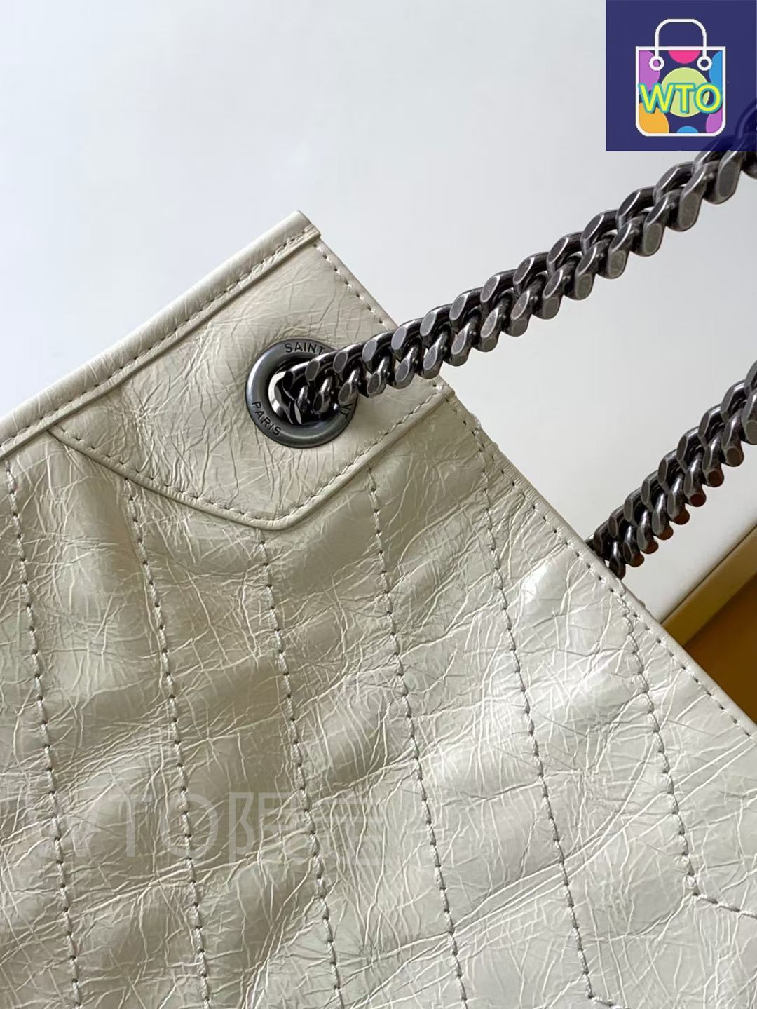 SAINT LAURENT ニキ ショッピングバッグ - 33×27×11.5cm
