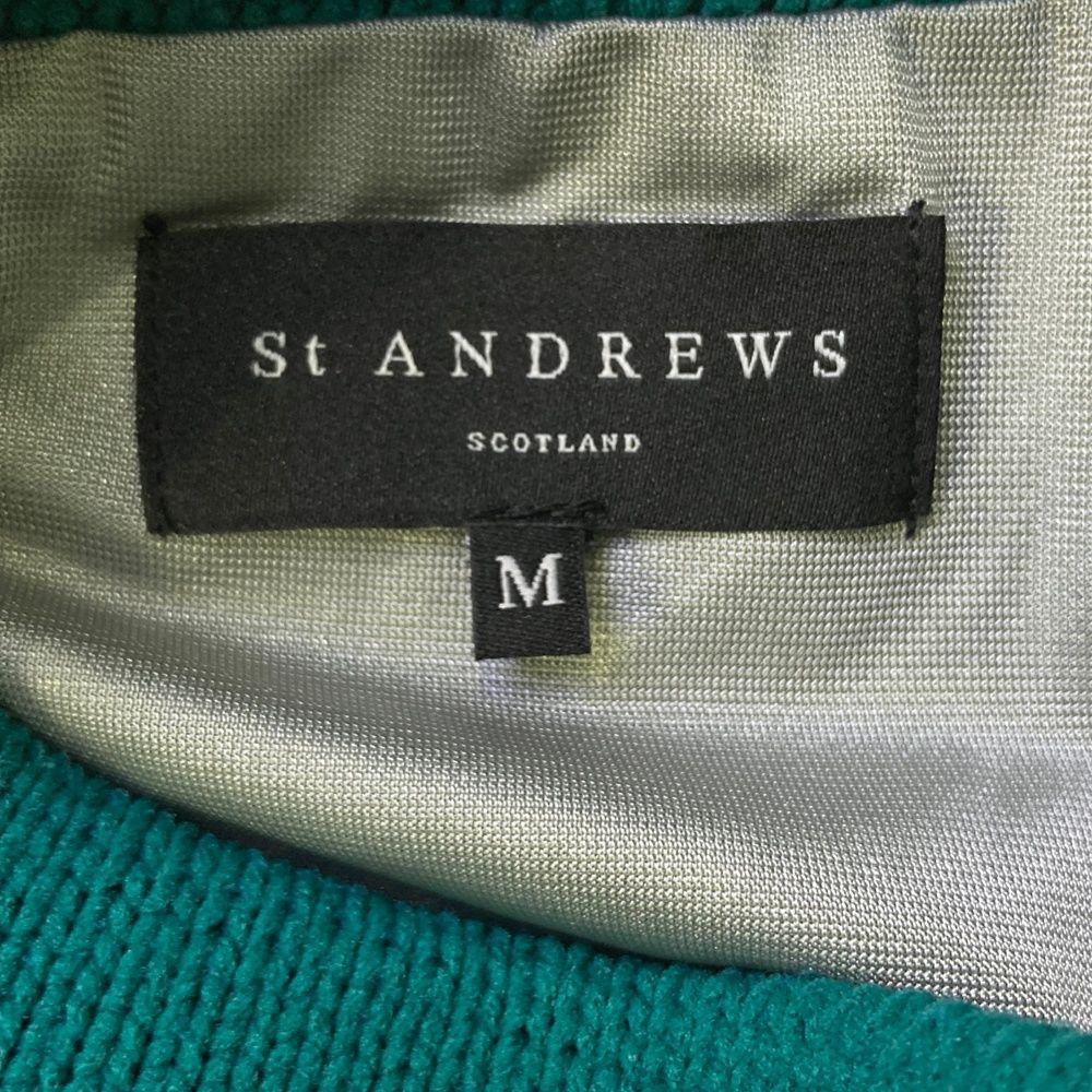 サイズ：M ST ANDREWS セントアンドリュース 裏地付き ニットセーター