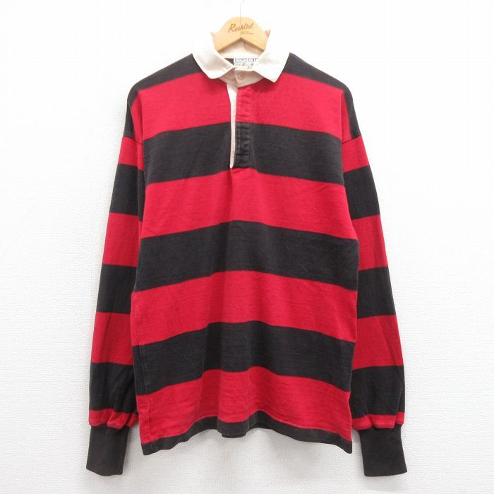 M/古着 ランズエンド 長袖 ブランド ラガー シャツ メンズ 00s M/古着 ランズエンド 長袖 ブランド ラガー シャツ メンズ 00s