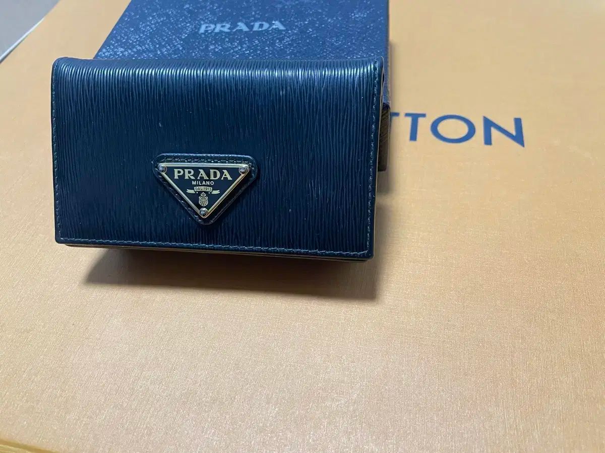 正規品 PRADA プラダ サフィアーノ カード 名刺 財布