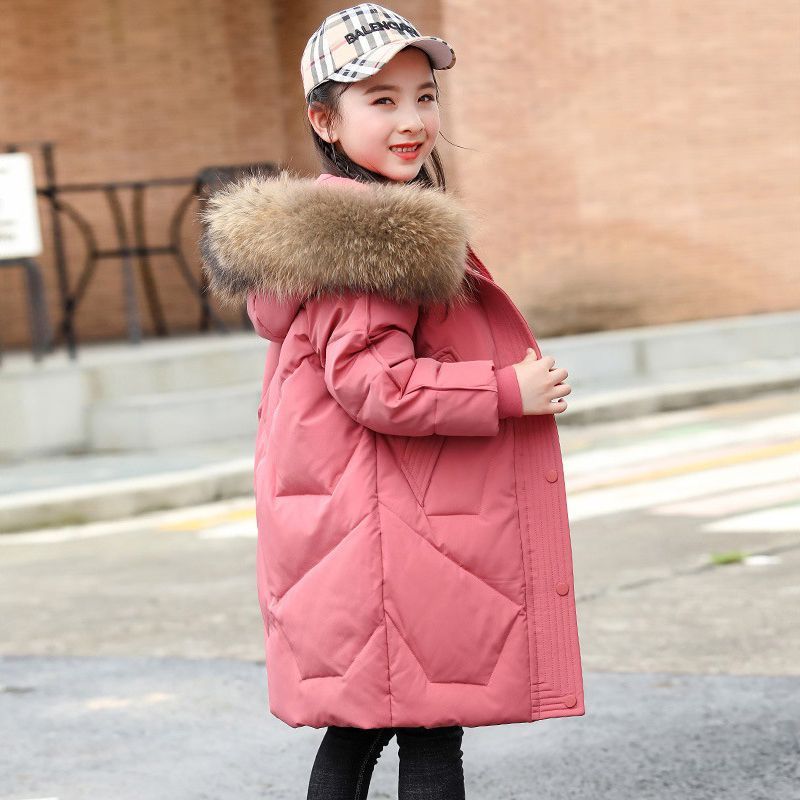 子供コート ロングダウンコート
