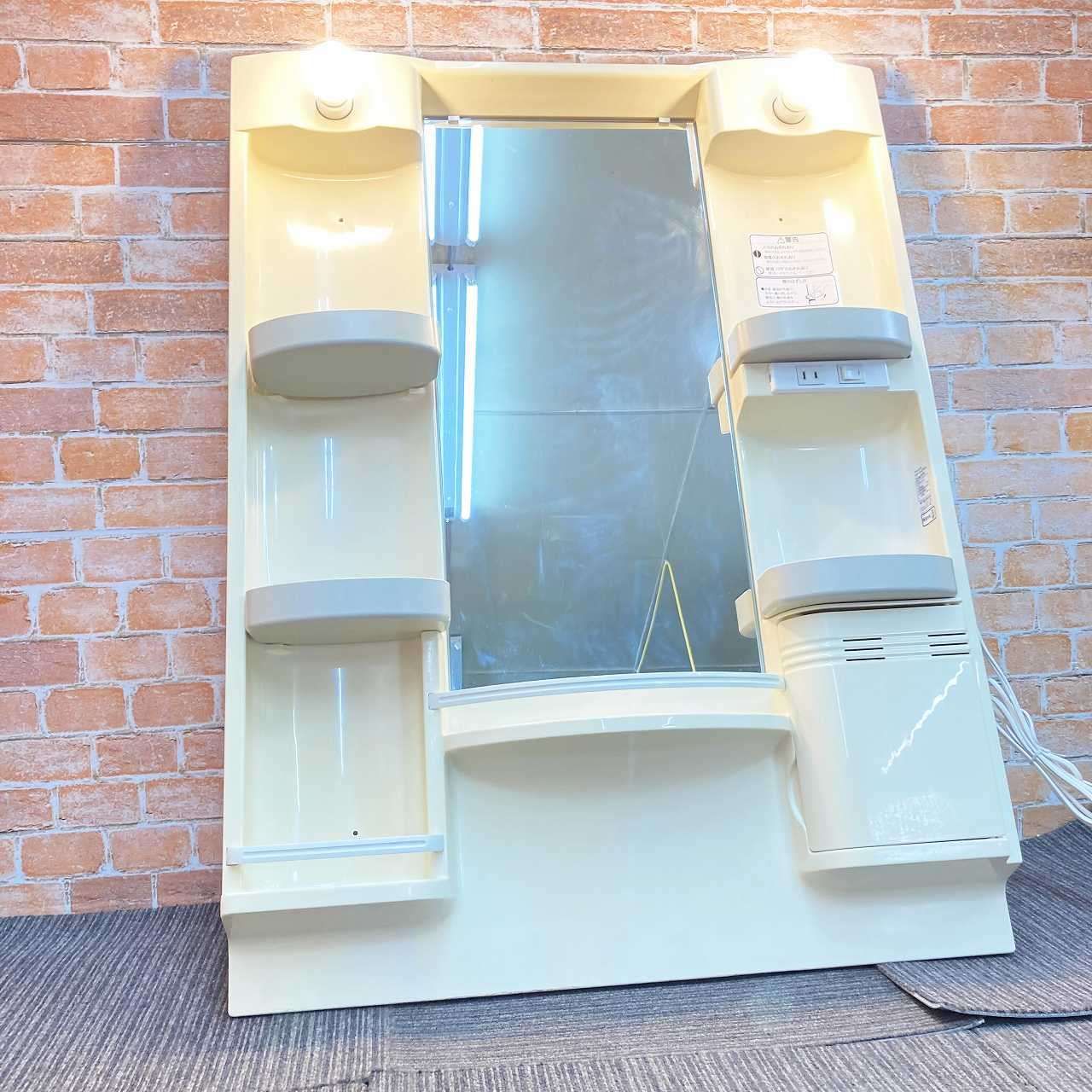 品 National 松下電工 1面鏡 洗面化粧台用ミラーキャビネット 化粧鏡 幅75cm GQW70PM 手洗台 洗面台 23I