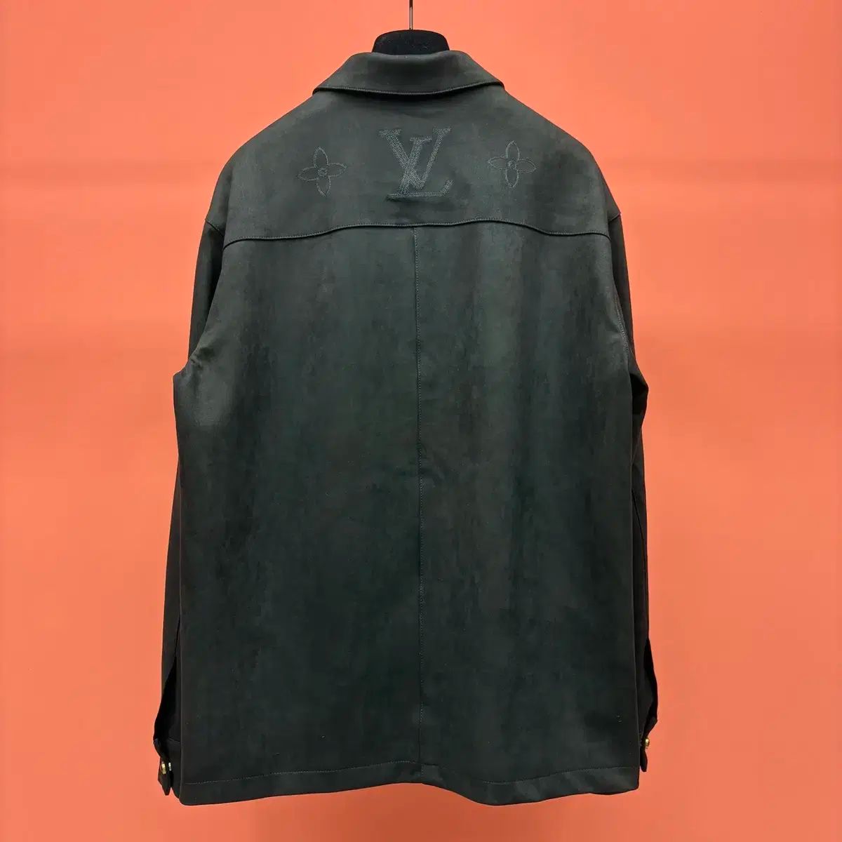 Louis Vuitton ルイヴィトン ユニセックス カジュアル ロゴ 黒 シャツ コート