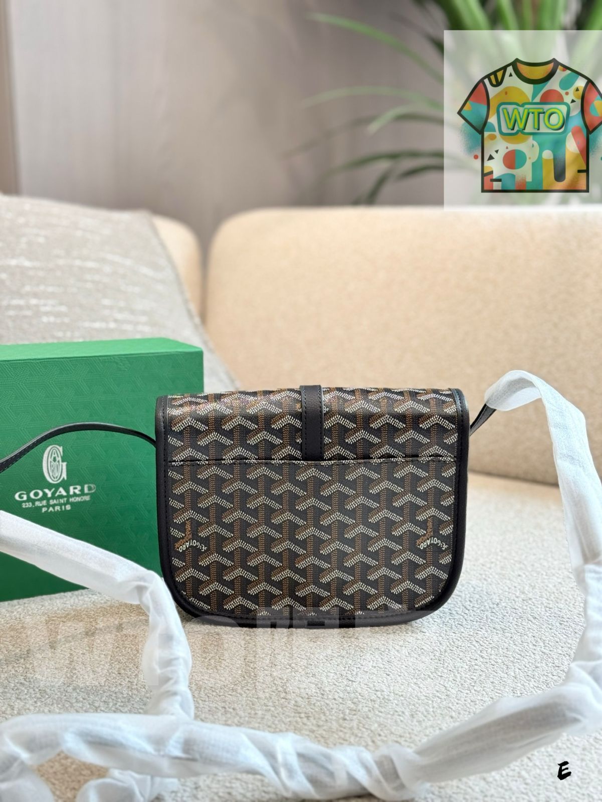 【NJ】ゴヤール　ポーチ 今日WTO】Goyard Saint Louis PM ゴヤール サンルイ ポーチ