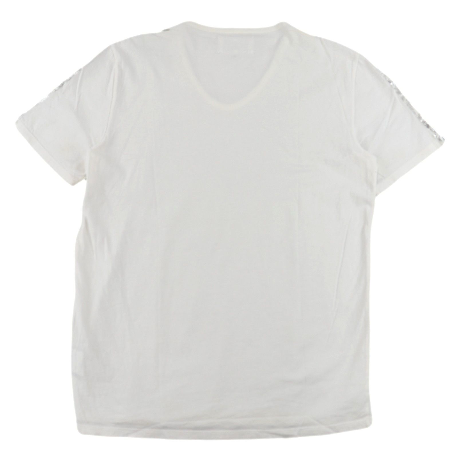 メゾンマルタンマルジェラ メタリックプリント半袖Tシャツ メンズ