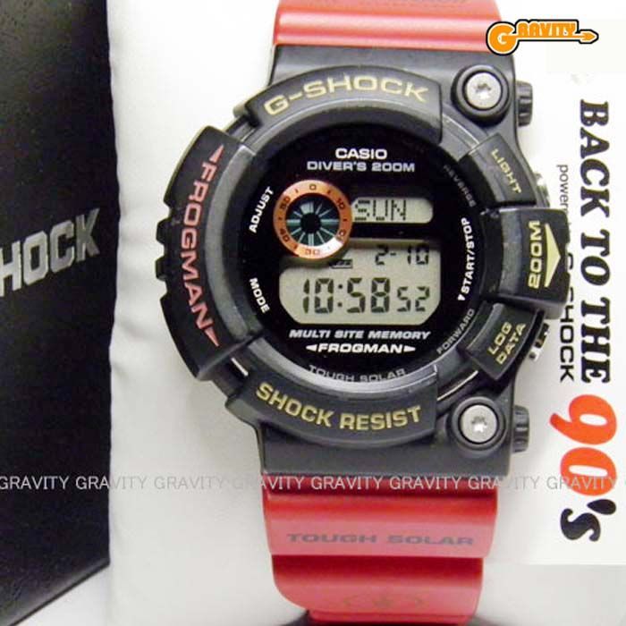 CASIO(カシオ)G-SHOCK(ジーショック) GW-200TCBK9-4JR HMV渋谷店アニバーサリーイベントモデル　BACK TO THE  90s 高知限定 FROGMAN(フロッグマン)トリプルクラウン GW-200TC ベースモデル【中古】