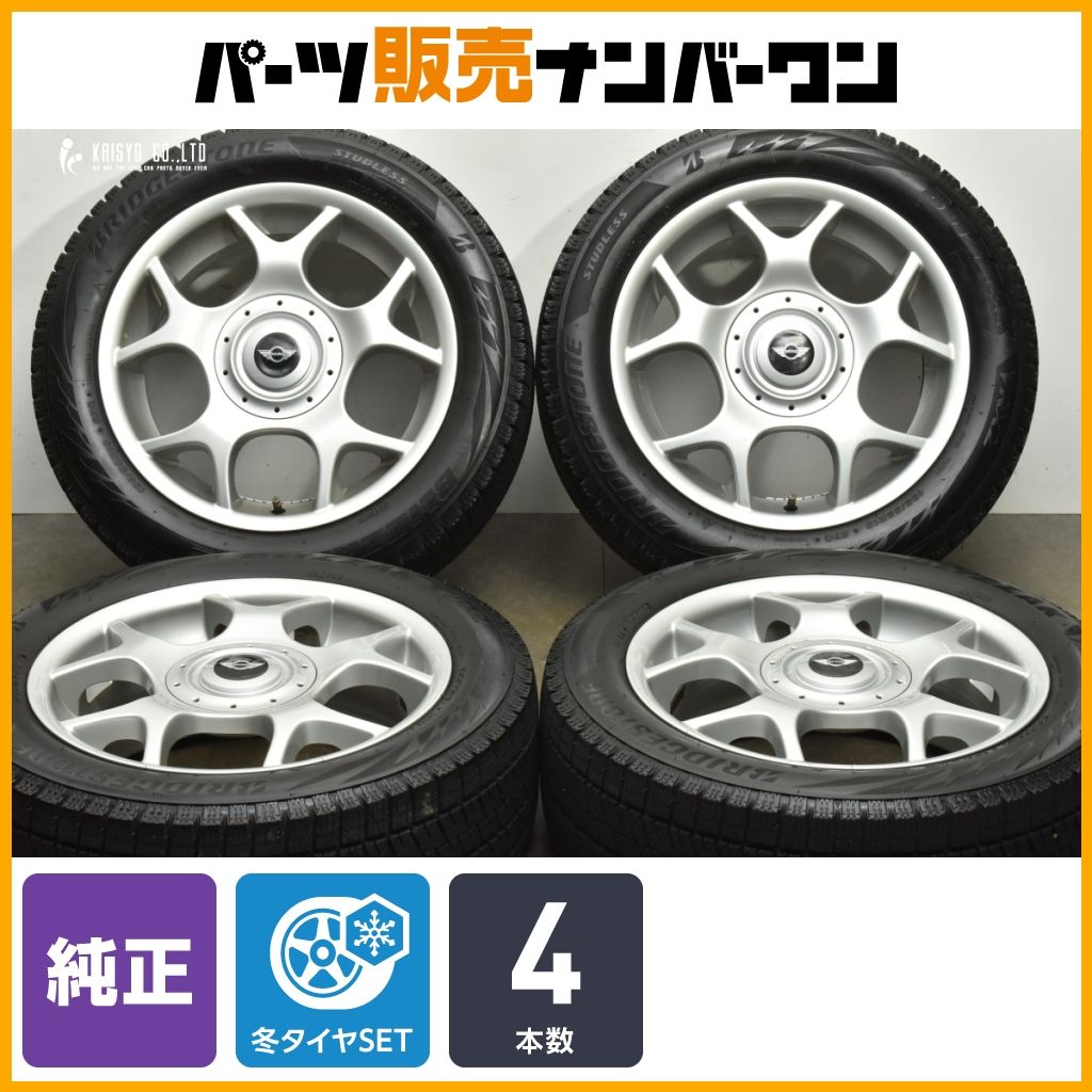 正規品 MINI R53 クーパーS 純正 Xライト R84 16in 6.5J 48 PCD100 ブリヂストン ブリザック VRX2 195|55R16 品番 1512350