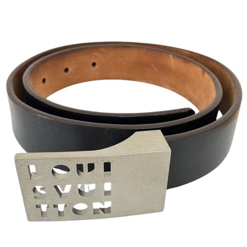 ルイ・ヴィトン レザー サングル LST ベルト M6809 LOUIS VUITTON 【ルイヴィトン】Louis Vuitton サンチュール LST