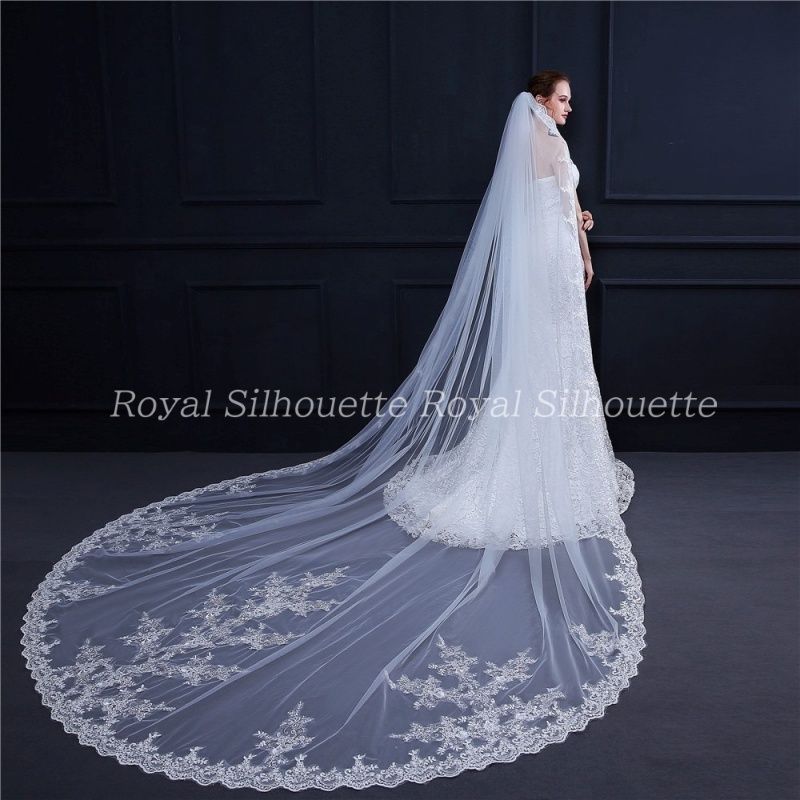 ブライダルベール ベール ホワイト オフホワイト 白 レース調 3.5m ウェディング レース チュール 可愛い 曲線 レース調 ウェディングベール 結婚式 花嫁 二次会 メッシュ フェミニン プリンセス 森ガール 前撮り ガーリー パーティー