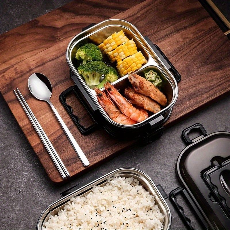 新着商品 ランチボックス学校ランチボックススタイルオフィスワーカーポータブルランチボックスマイクロ波食器rJJ