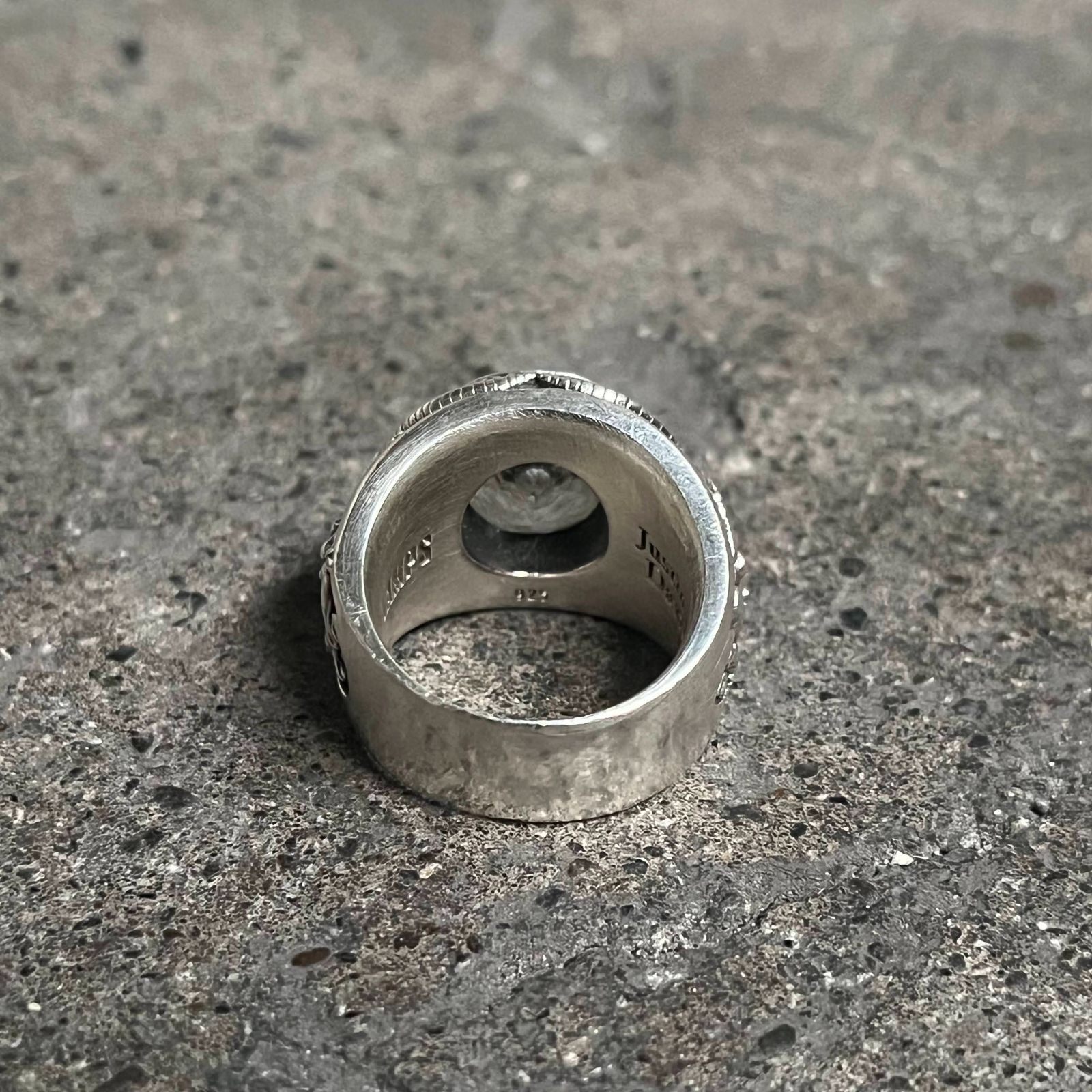 Justin Davis × VAMPS カレッジリング QUARTZ 13号 silver925