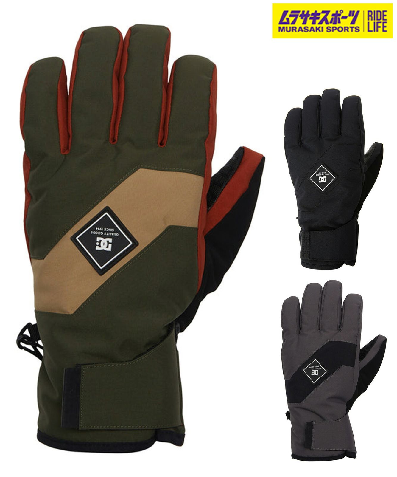 【ムラスポ公式】新品 DC ディーシー スノーボード グローブ ユニセックス FRANCHISE GLOVE ムラサキスポーツ 24-25モデル LX L5