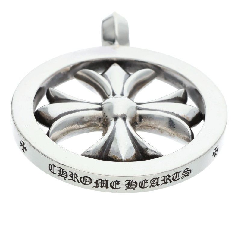 重要性のある クロムハーツ CH PLUS MEDALION|CHプラスメダリオン ペンダント|シルバーネックレストップ メンズ