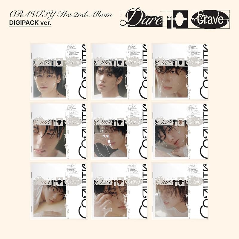 9種セット CRAVITY The 2nd Album Dare to Crave DIGIPACK ver. 0