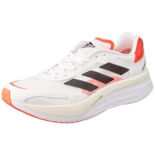 アディダス adidas ランニングシューズ アディゼロBOSTON 10 W レディース FY 4080 ホワイト ブラック レッド 23.0 cm