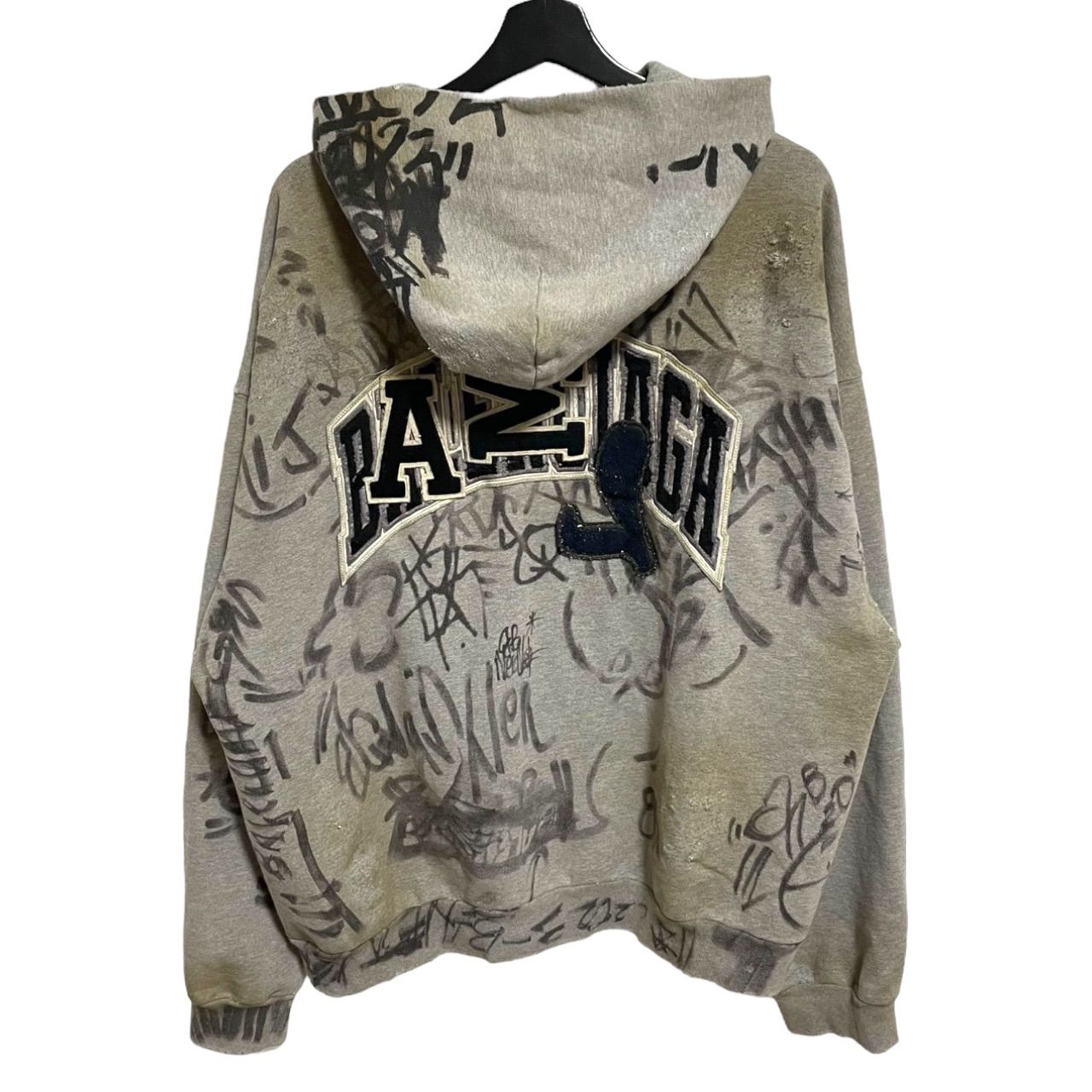 【BALENCIAGA】スケーター フーディ BALENCIAGA】23SS SKATER HOODIE GRAFFITI PAINT バレンシアガ