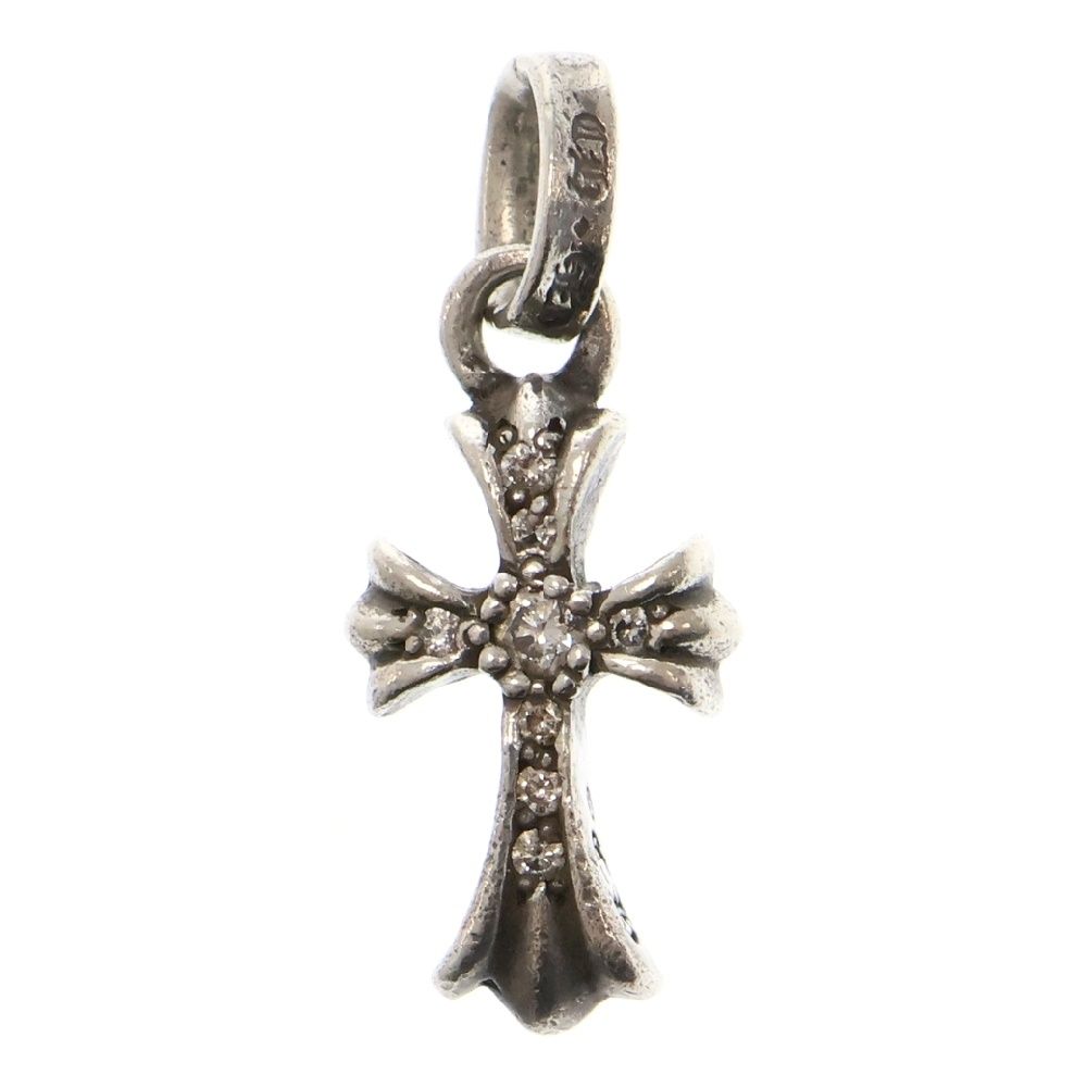 CHROME HEARTS クロムハーツ CRS BBYFAT Ｐ DMND ベイビーファット ダイヤ ペンダントトップ シルバー