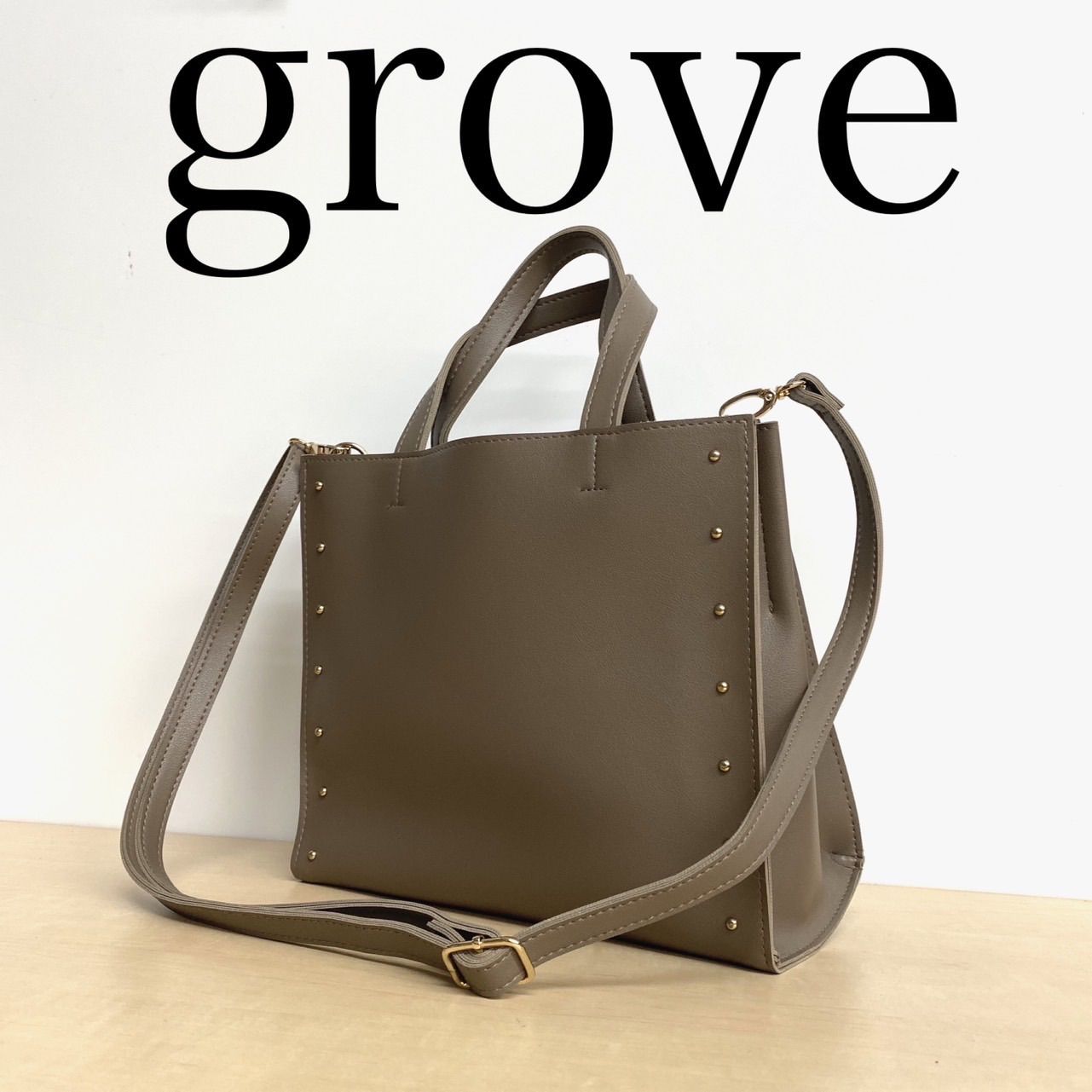 grove グローブ レザー ショルダーバッグ B199 - メルカリ