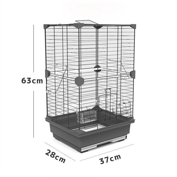 未使用　新品　鳥ケージ　大型　鳥ガゴ 透明感 観察しやすい 鳥 ケージ 大型インコ用 鳥かご エサ入れ