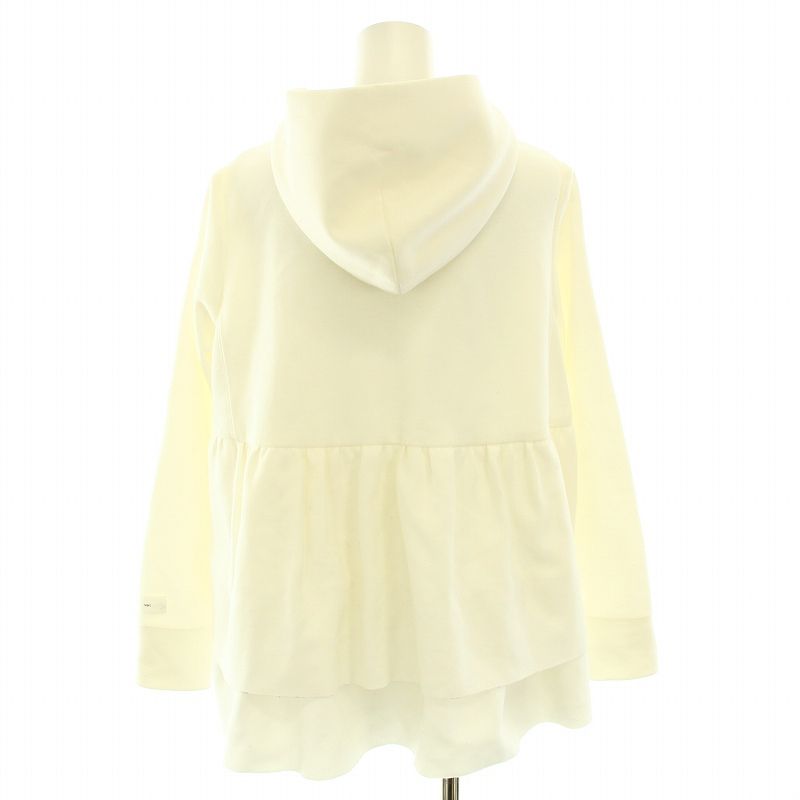 ヨリ yori バックダブルフレアジップパーカー アウター F 白 ホワイト YR2015-003SP-3 /YT レディース ヨリ yori バックダブルフレアジップパーカー アウター F 白