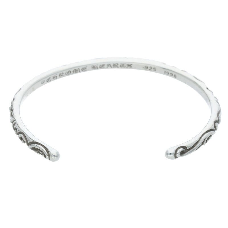 スクロール バンド バングル ブレスレット シルバー 925 クロス 4302 スクロール バンド バングル ブレスレット シルバー 925 クロス 4302