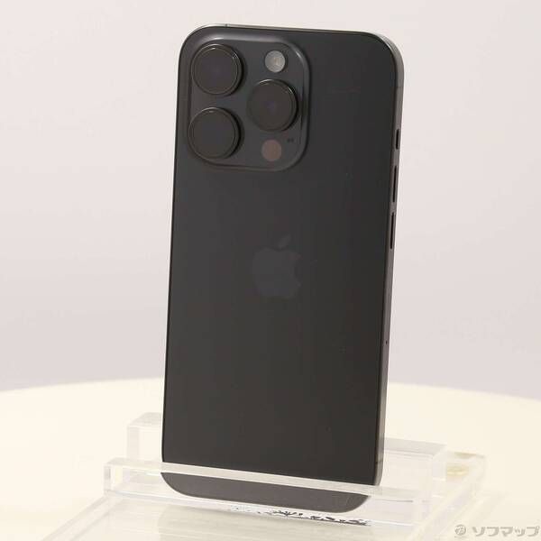 中古品〕 iPhone15 Pro 1TB ブラックチタニウム MTUQ3J／A SIMフリー