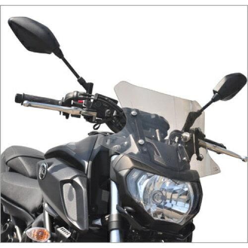 【新品・2営業日で発送】旭風防(AF ASAHI) メーターバイザー　MT-07　適合：MT-07 2BL-RM19J　受注生産品、注文後キャンセル不可
