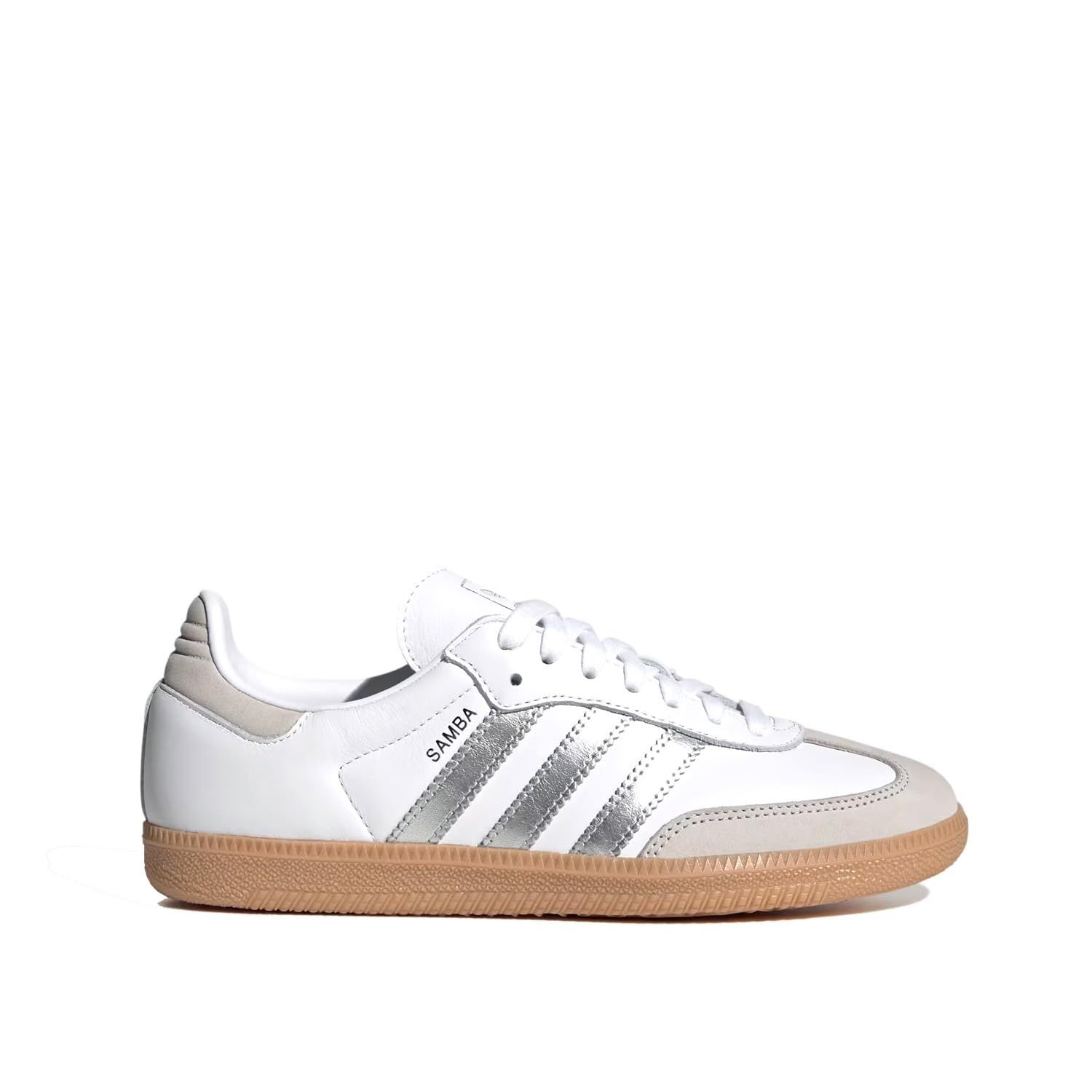 アディダス オリジナルス originals SAMBA OG W ローカット スニーカー レディース JI2725 25.0cm | フットウェアホワイト|シルバーメタリック JI2725 ホワイト|シルバー JI2725 25.0 cm