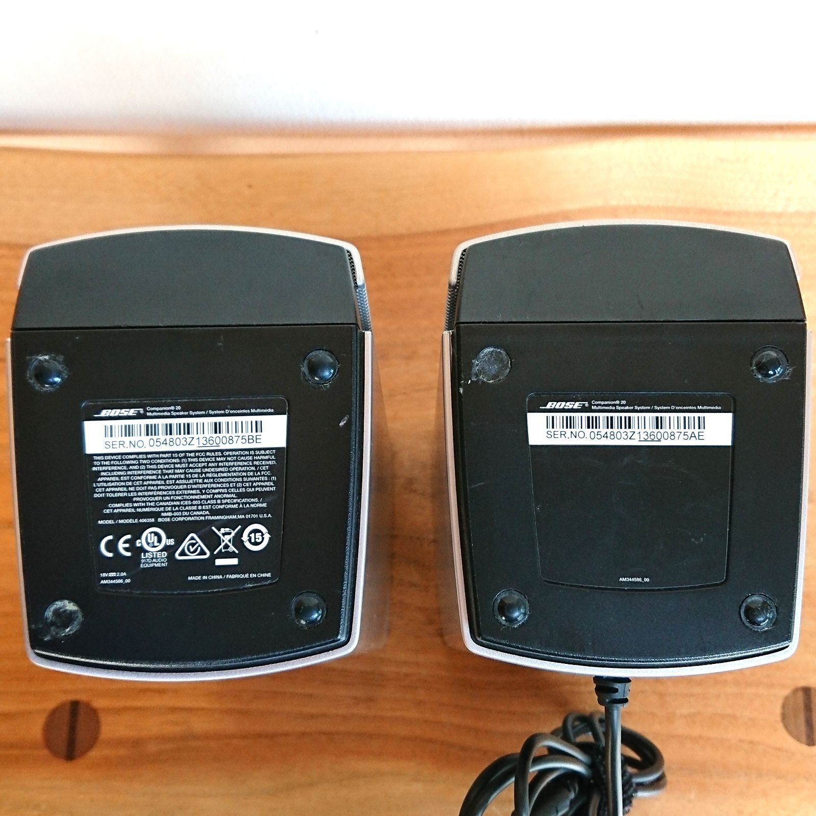 ジャンク BOSE Companion20 マルチ メディア スピーカー オーディオ