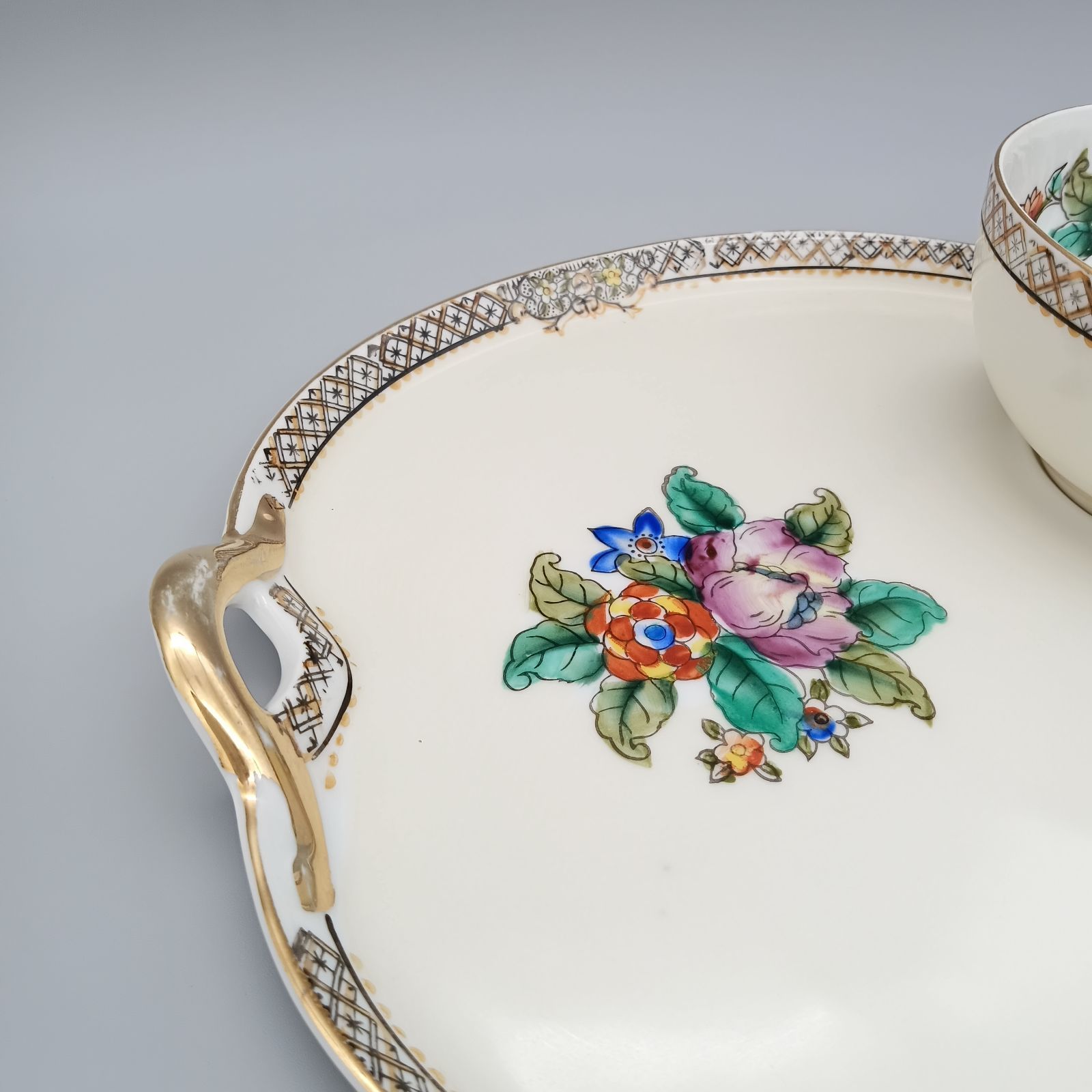 ノリタケ スナックセット テニスセット カップ プレート NORITAKE 1918