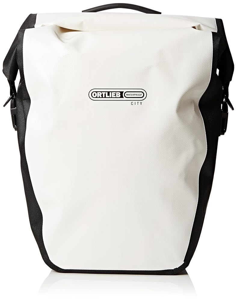 ORTLIEB オルトリーブ バックローラー シティ ホワイト|ブラック 40L ペア サイドバッグ 並行輸入品 F5003