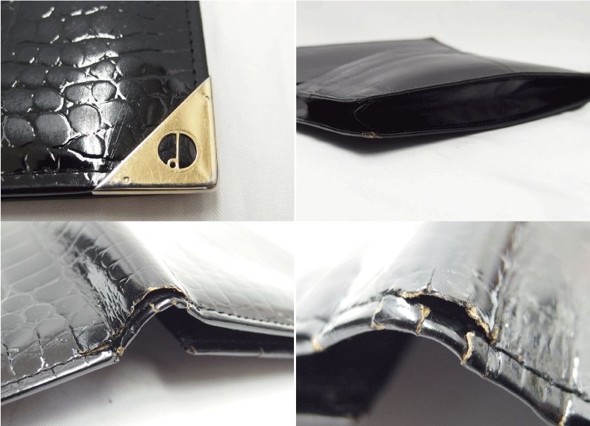 dunhill ダンヒル ブラック 二つ折り 札入れ 長財布 ダンヒル 長財布